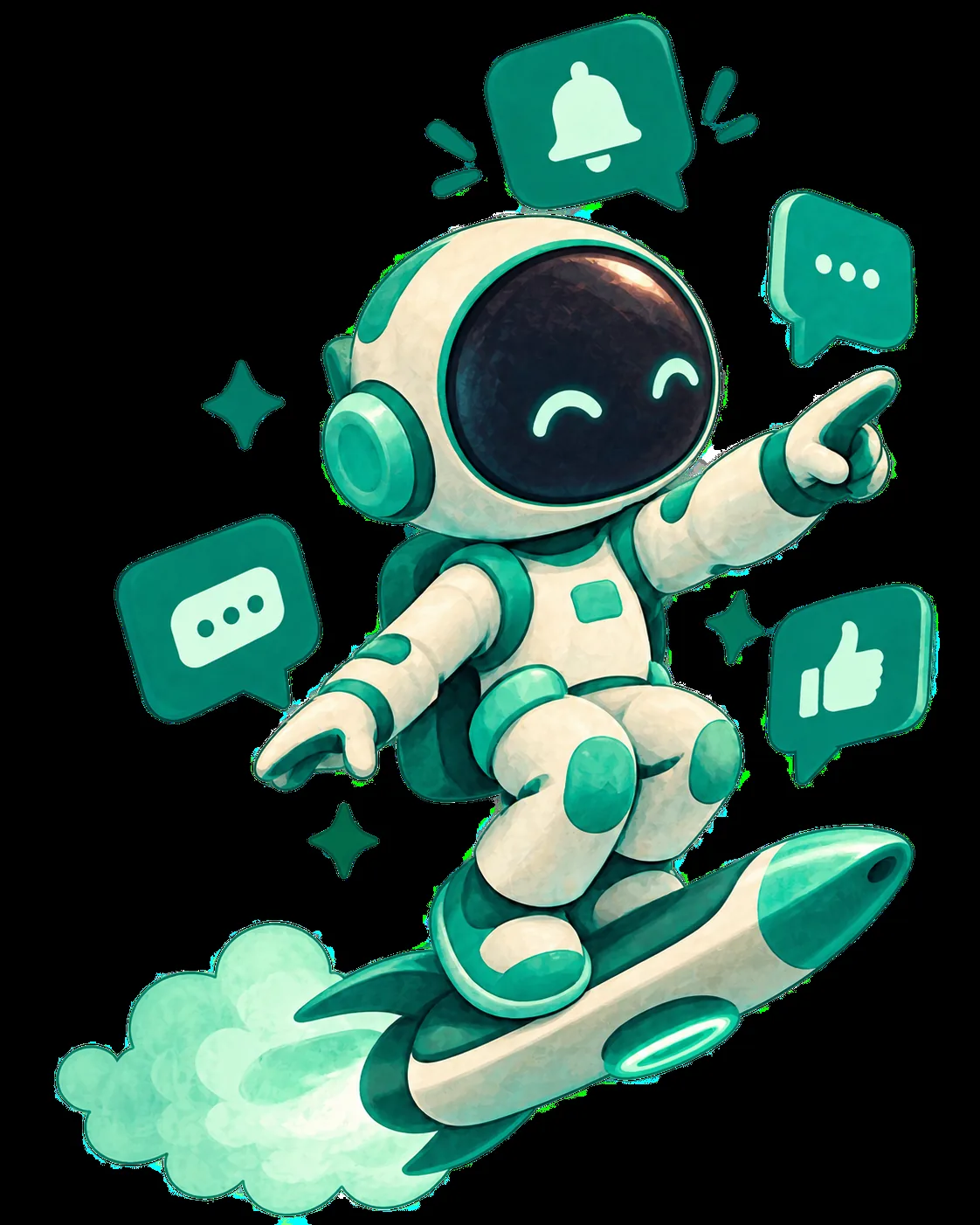 Illustration of a growing creative business